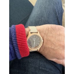 L'Érable fond anthracite tissu beige Bleu/blanc/rouge