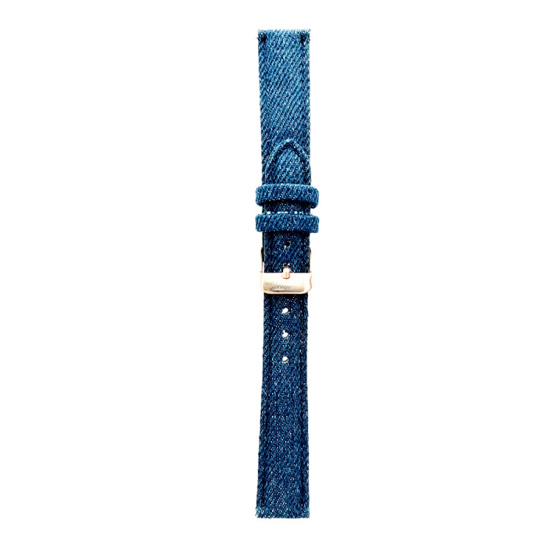 Montre Bracelet Femme 16 mm Cuir Véritable Jean's boucle rose dorée...