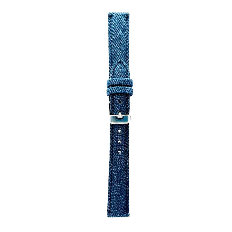 Montre Bracelet Femme 16 mm Cuir Véritable Jean's boucle chromée pa...