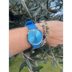 L'Imprévu Femme Bleu Turquoise bracelet nato