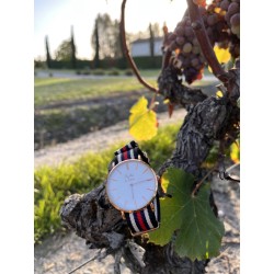 Montre Montre Homme La Résistante bracelet nato noir/beige/bleu/rou...