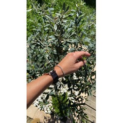 Montre Montre Mixte L'Indécise maille noire fond noir rose dorée pa...