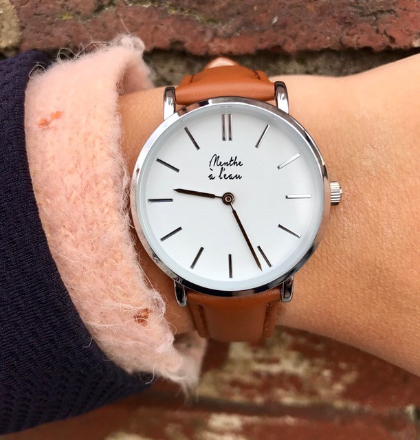 Montre femme online cuir camel