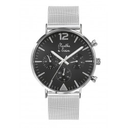 Montre Homme luxe maille chromée